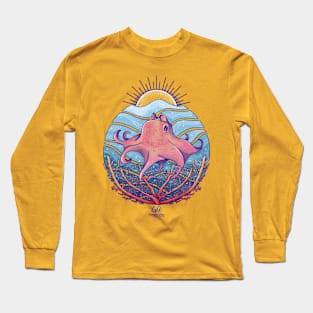 Pink Octopus Long Sleeve T-Shirt